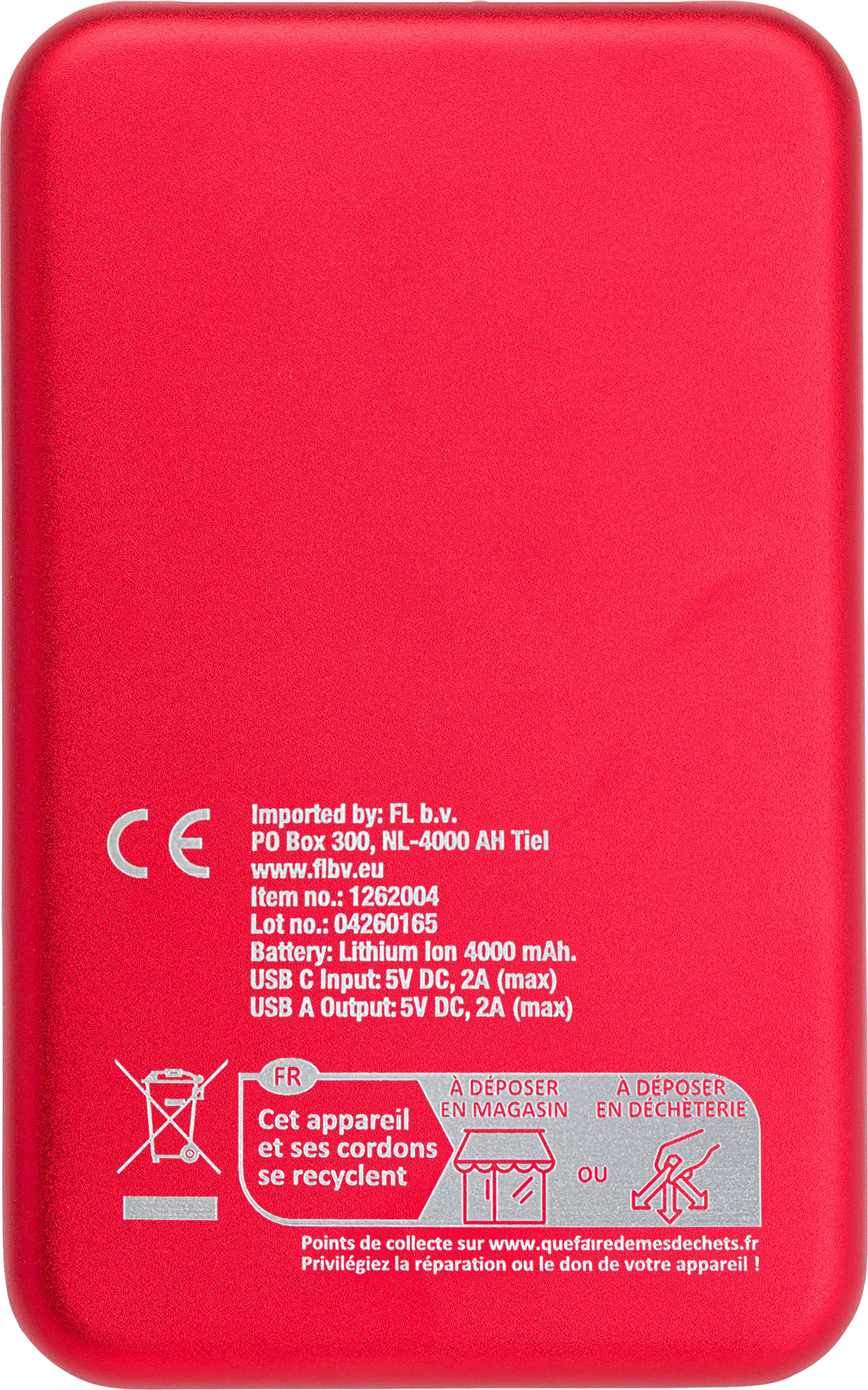 Picture of Aluminium solar power bank (4000 mAh)