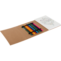 Colouring folder for adults 8670_011 (Brown)