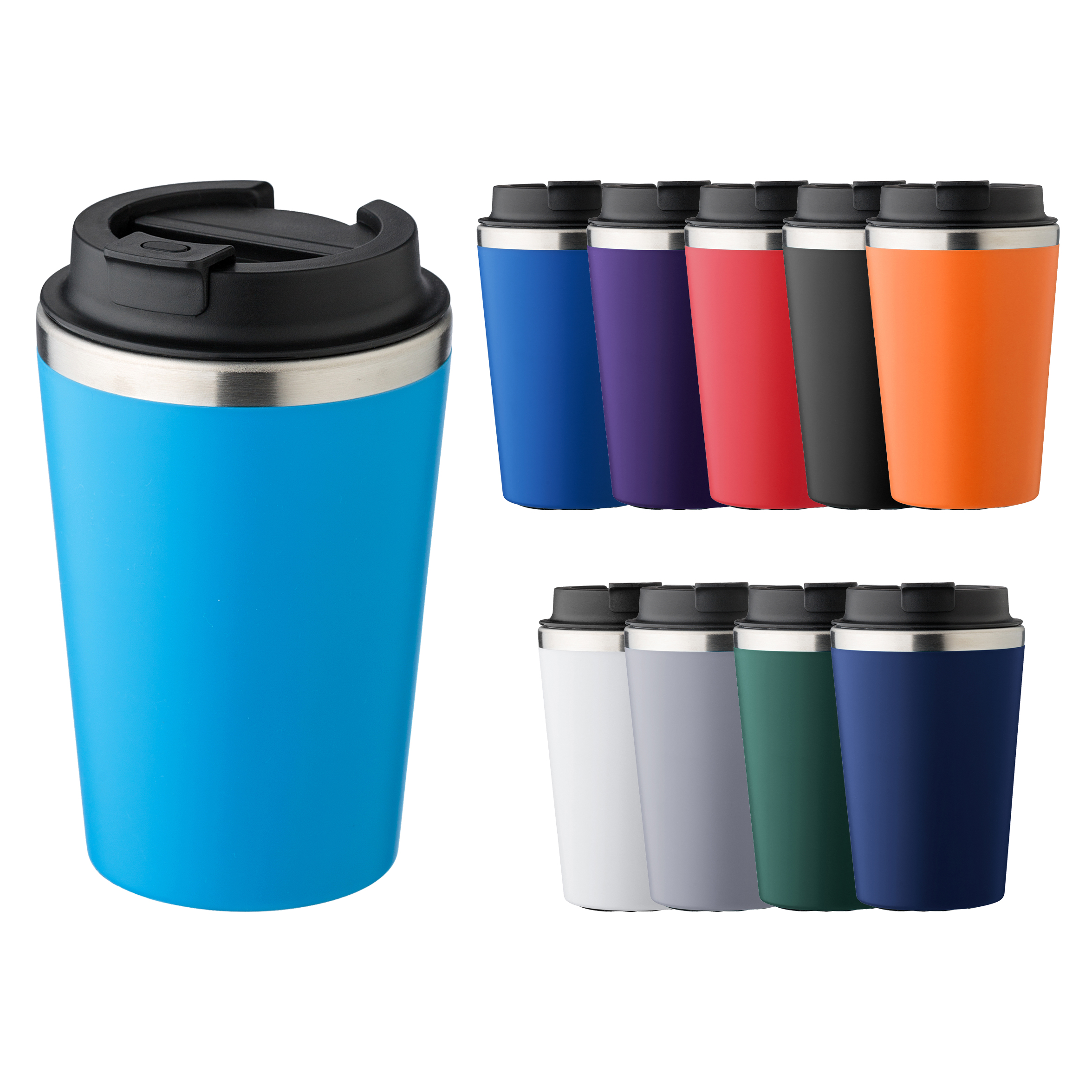 Picture of Stainless steel double walled travel mug (350ml)