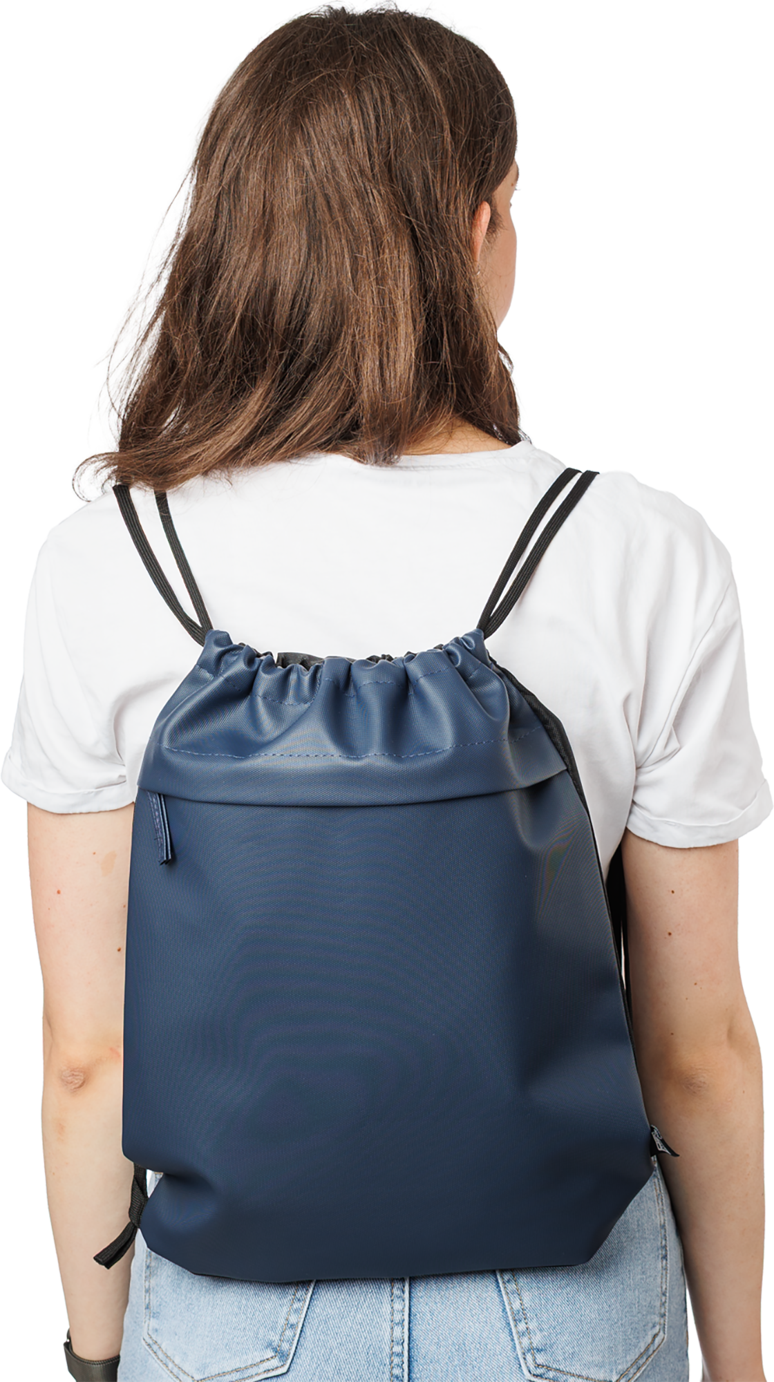 Picture of RPET polyester drawstring backpack