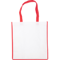 Bag with coloured trim 3610_008 (Red)