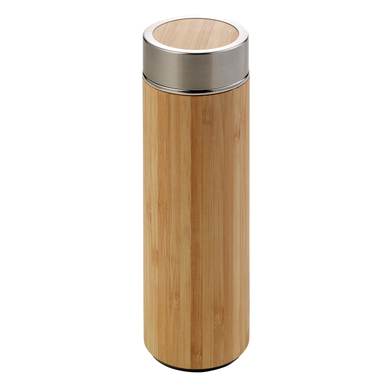Bamboo bottle with tea infuser (420ml) 8858_011 (Brown)