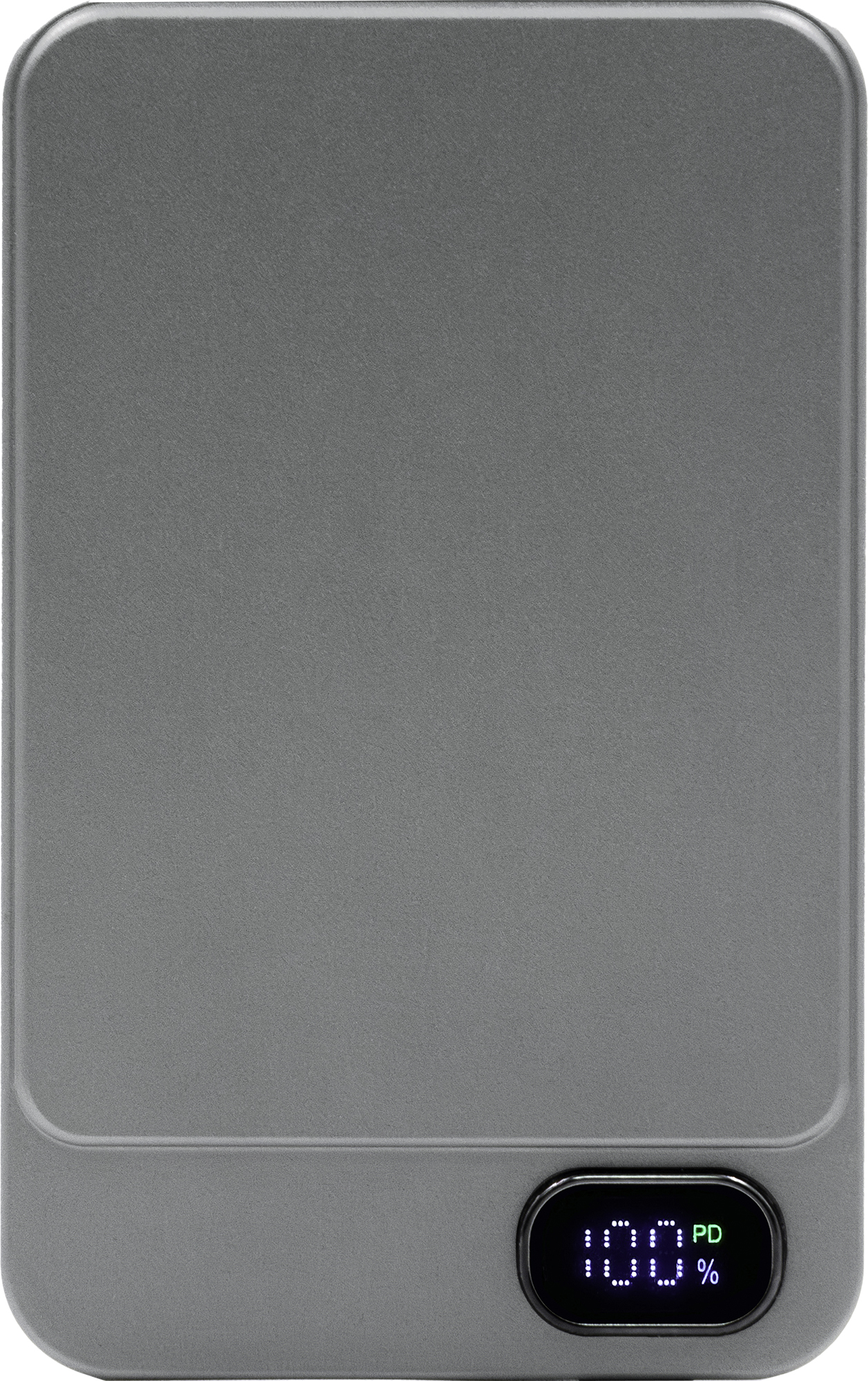 Picture of BrandCharger recycled aluminium wireless power bank. (5000 mAh)