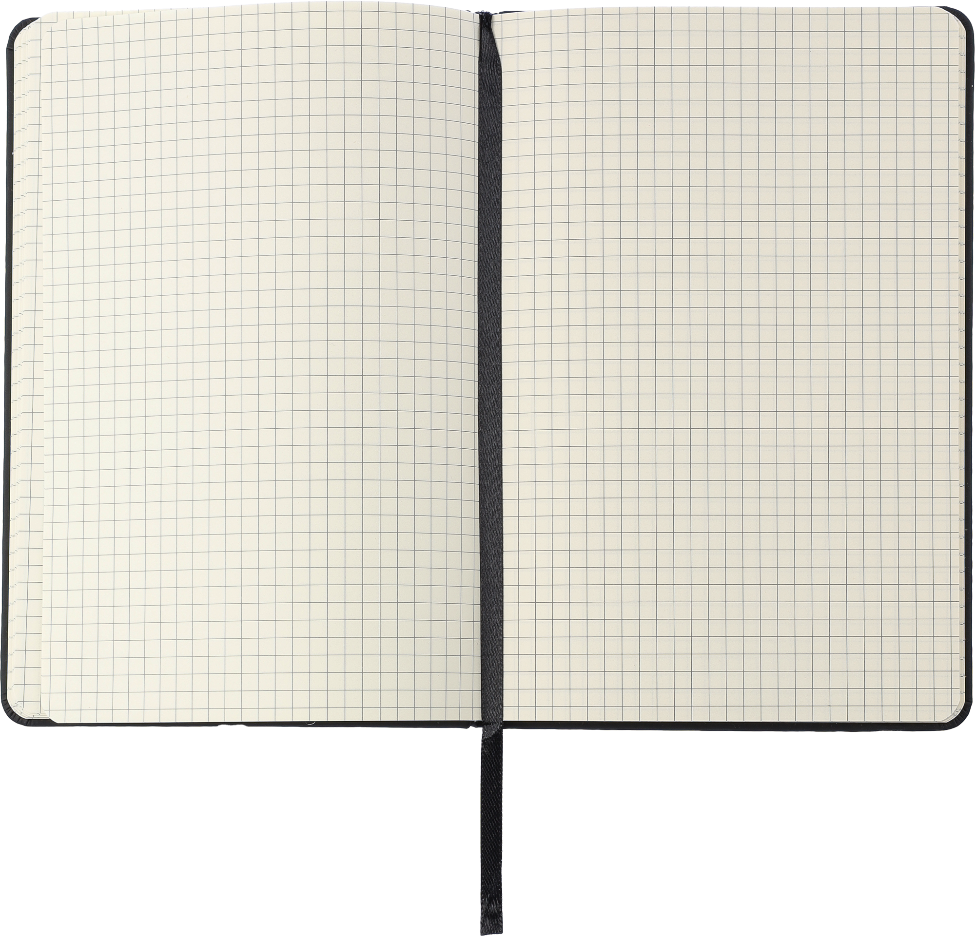 Picture of PU notebook (A5) with grid square pages