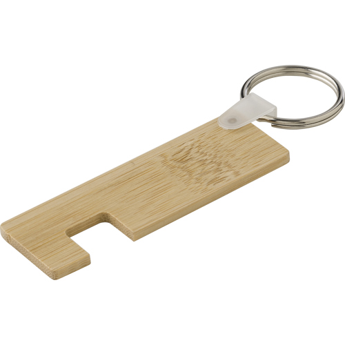 Bamboo key and phone holder