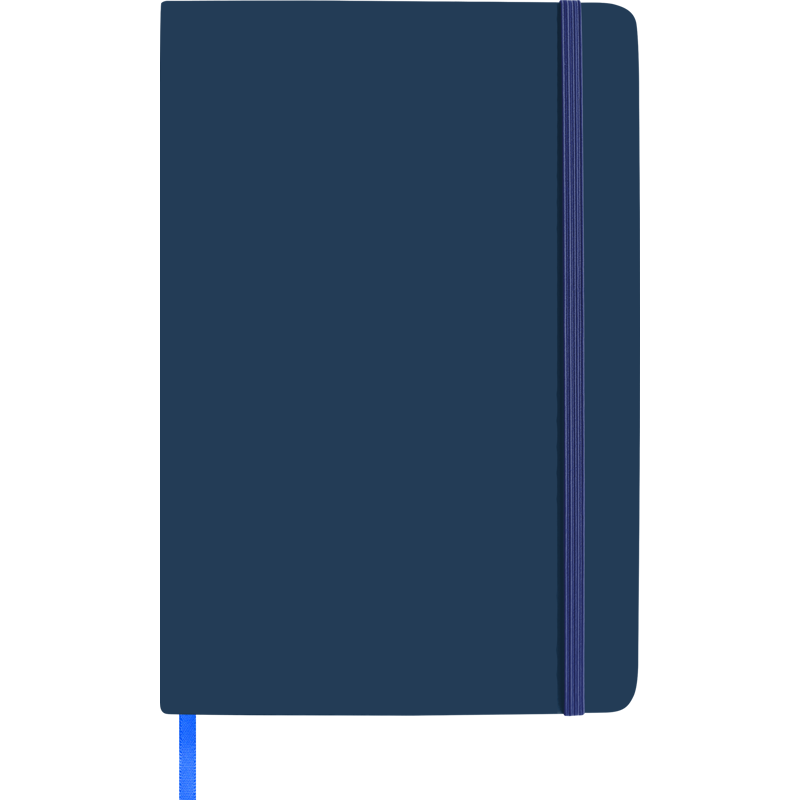 Soft feel notebook (approx. A5) 3076_005 (Blue)