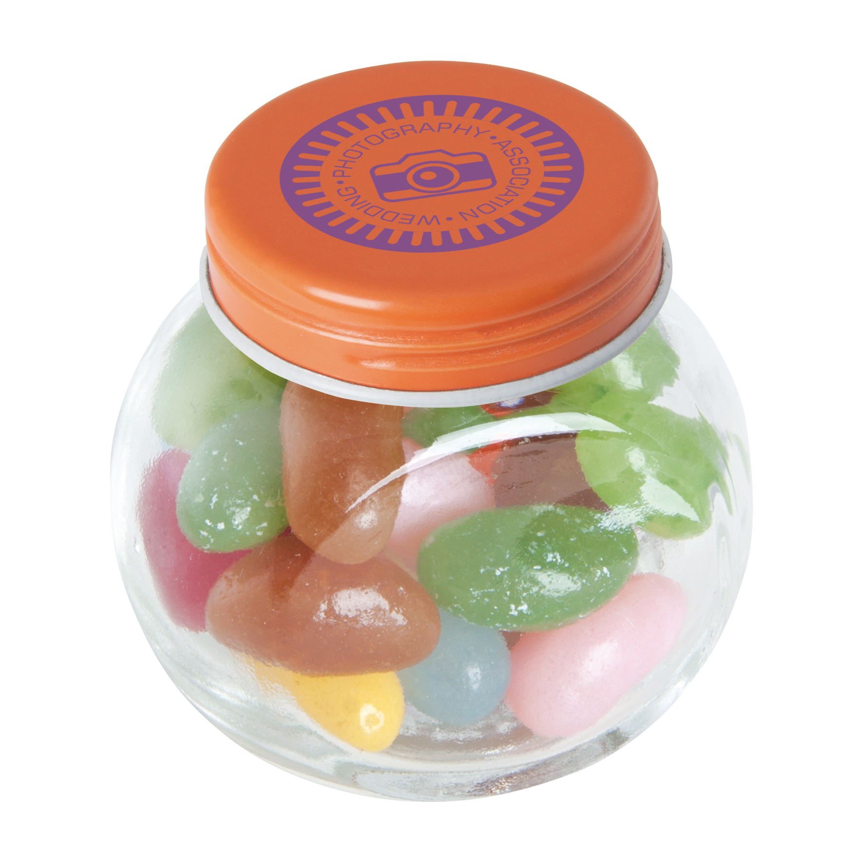 Picture of Small glass jar with jelly beans