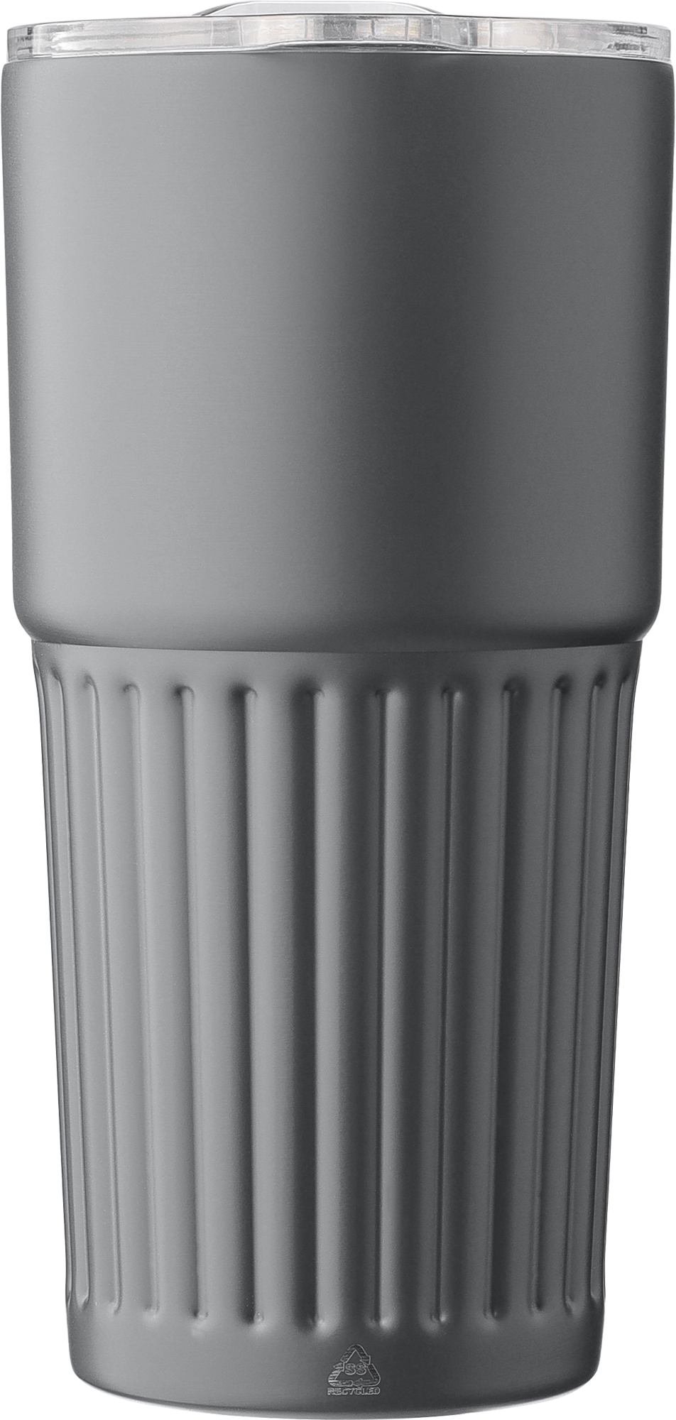 Picture of Recycled stainless steel double walled drinking mug (500ml)