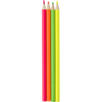 Coloured highlighter pencil set (4pc) 976590_011 (Brown)