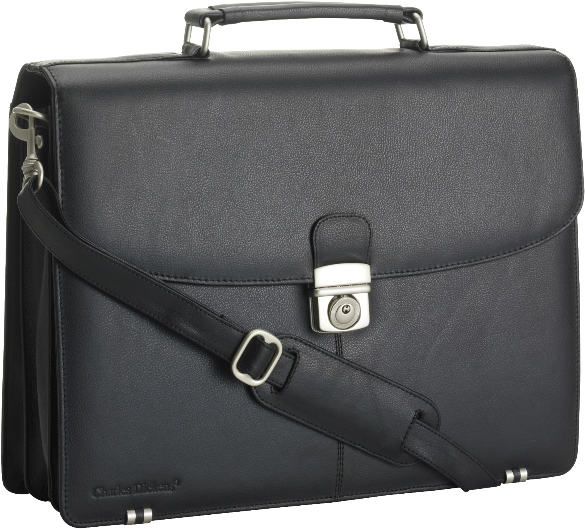 Picture of Charles Dickens® leather briefcase