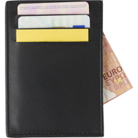 Leather RFID credit card wallet 8058_001 (Black)