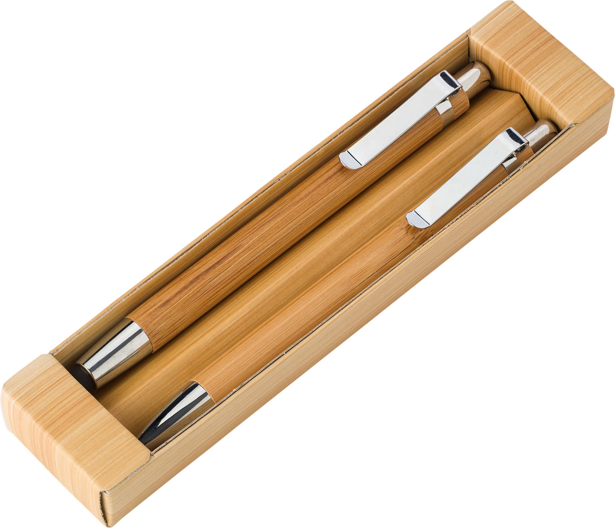 Picture of Bamboo pen & pencil set