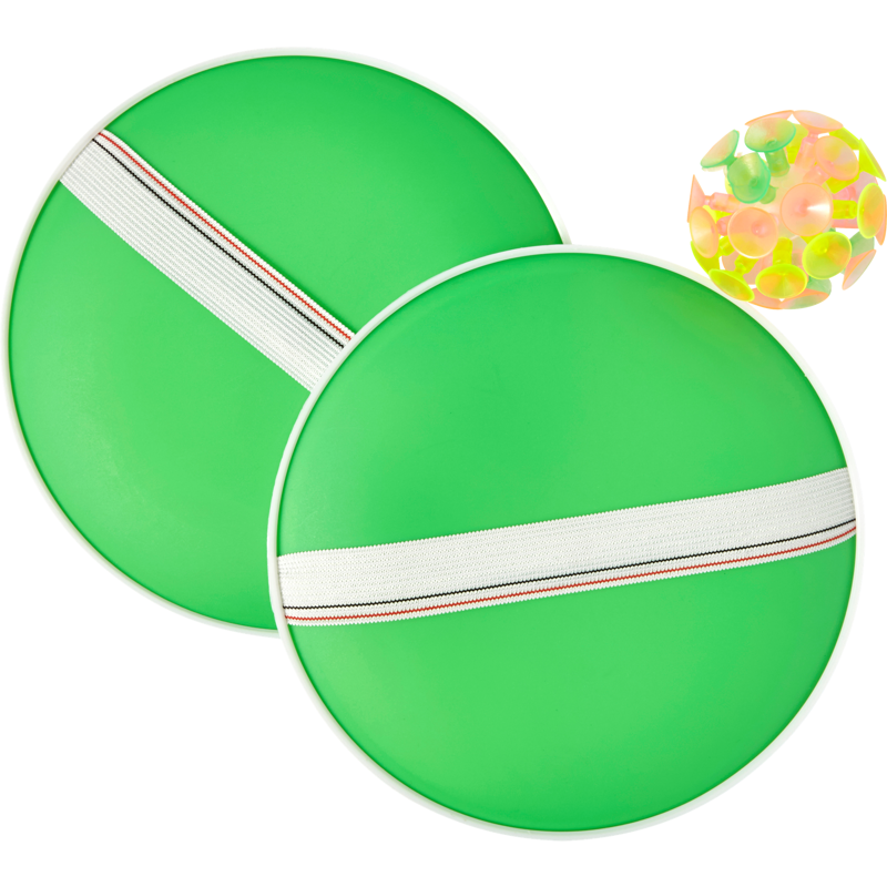 Plastic ball game (3pc) 7819_019 (Lime)