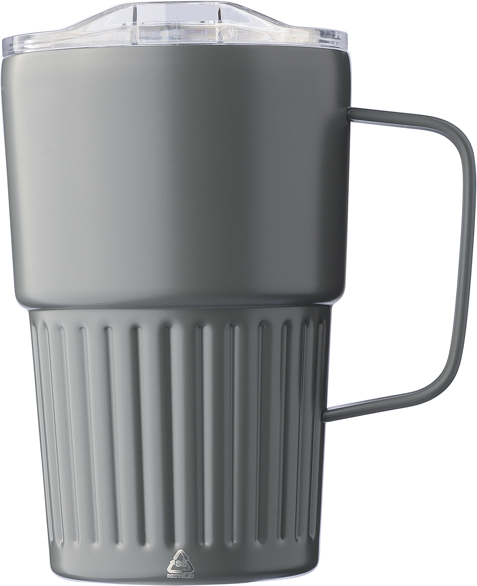 Picture of Recycled stainless steel double walled travel mug (450ml)