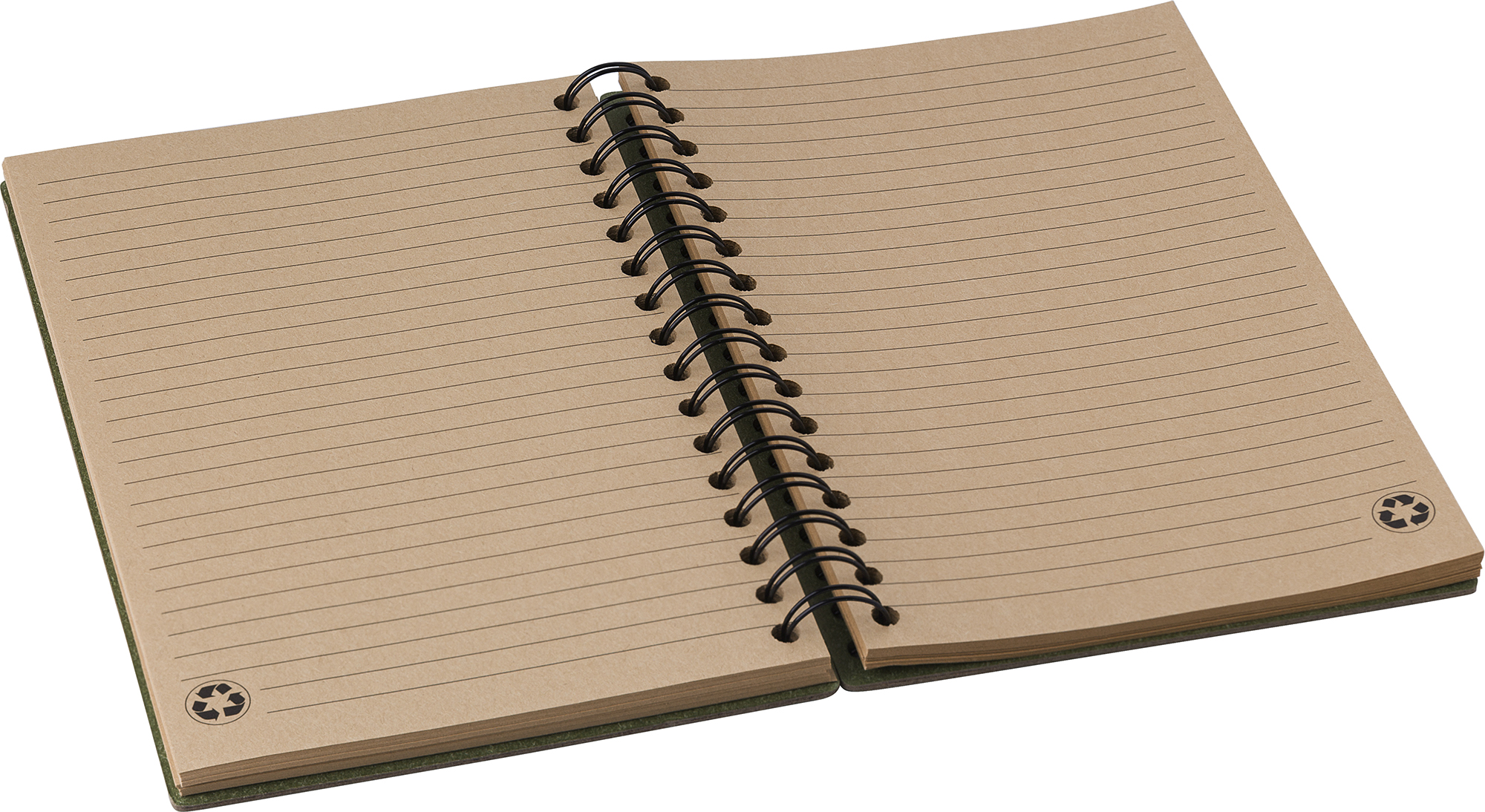 Picture of Recycled hard cover notebook (approx A5)