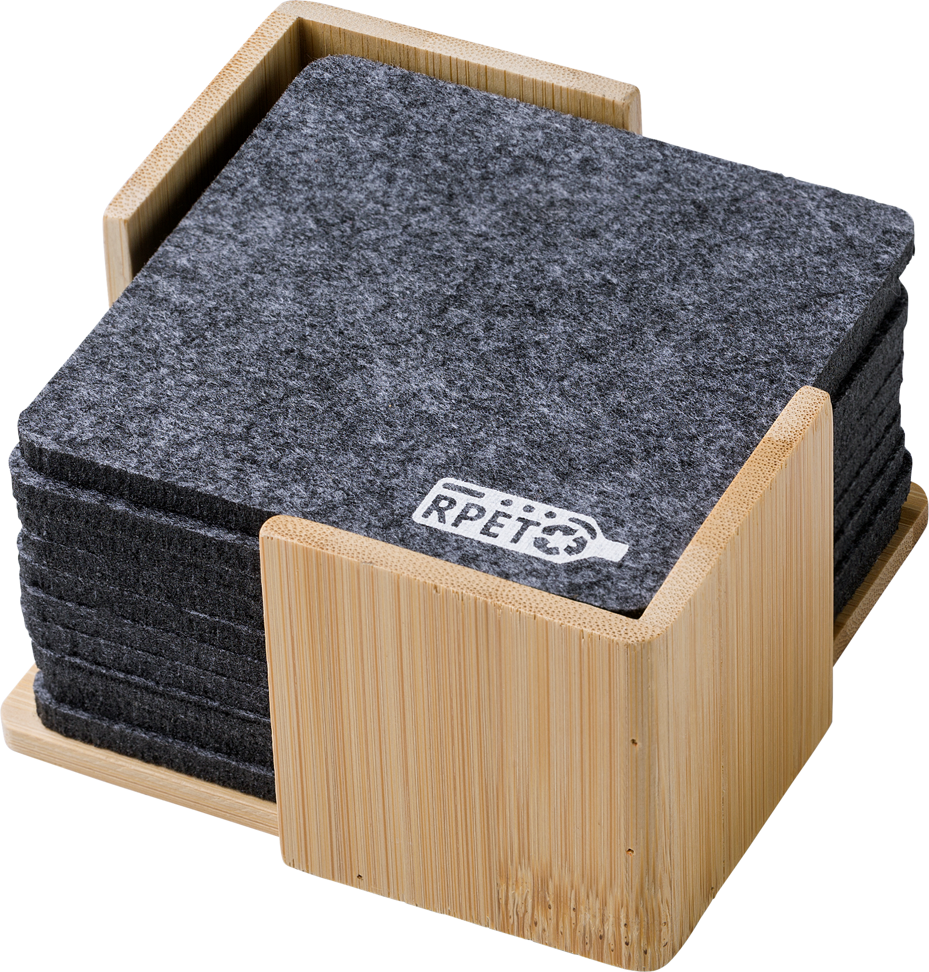 Picture of RPET coaster set