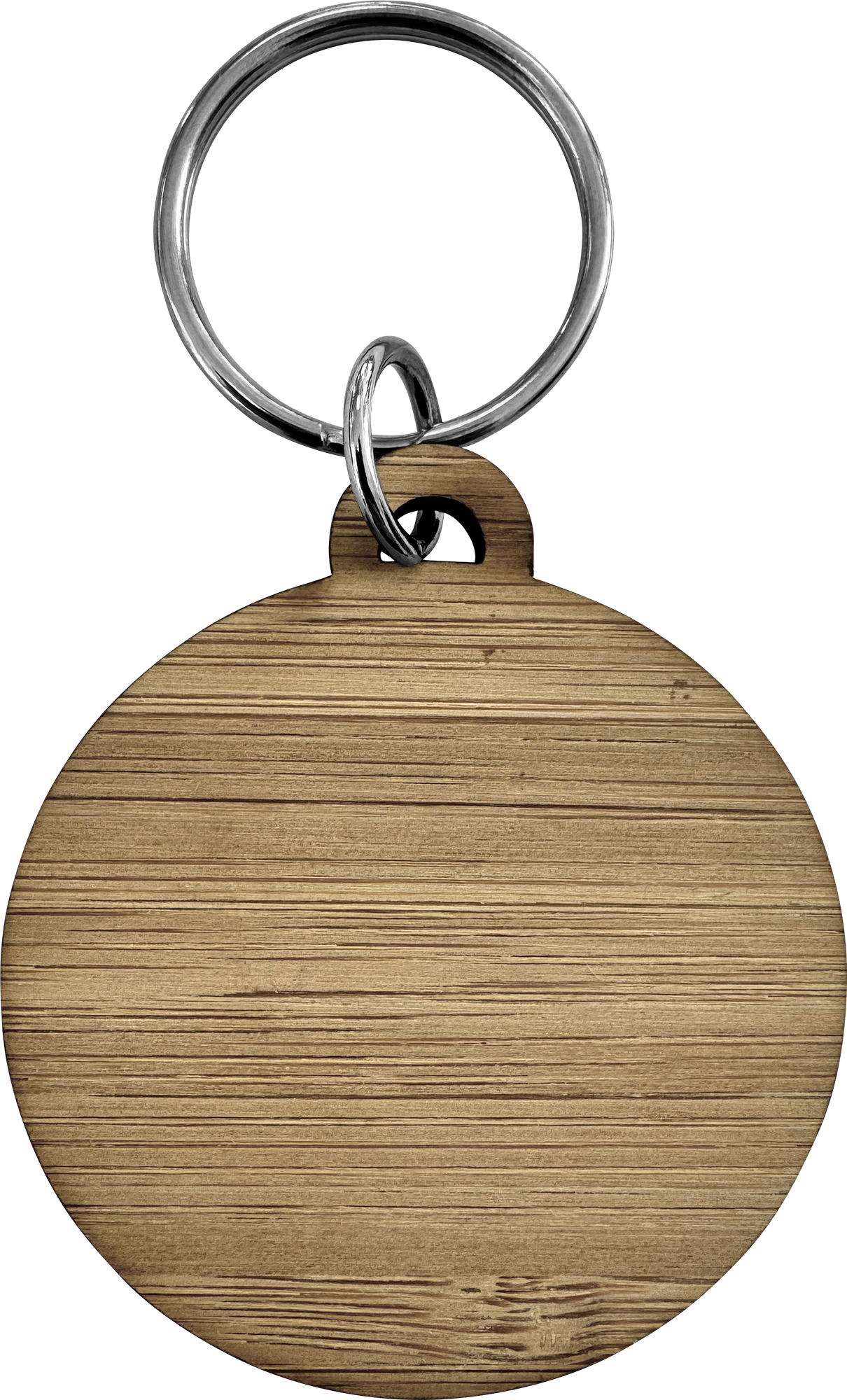 Picture of Bamboo keyring (Round)