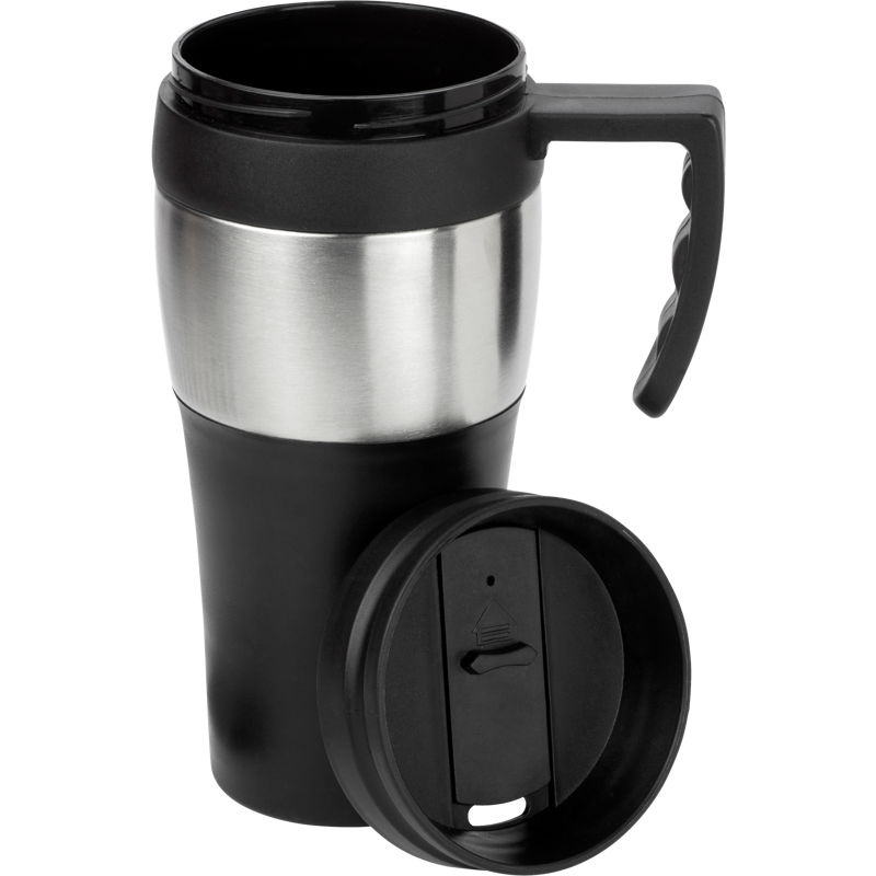 Travel mug (500ml) 3481_050 (Black/silver)