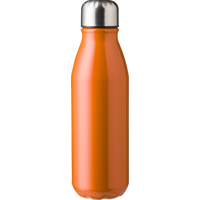 Recycled aluminium single walled bottle (550ml) 1014888_007 (Orange)