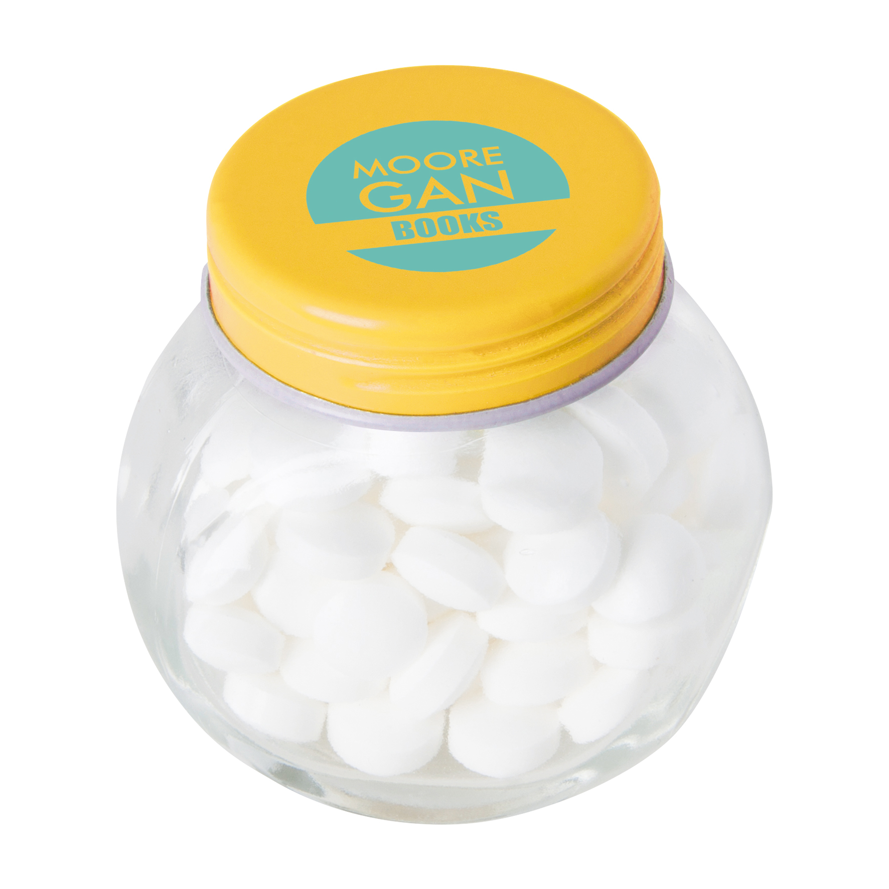 Picture of Small glass jar with dextrose mints