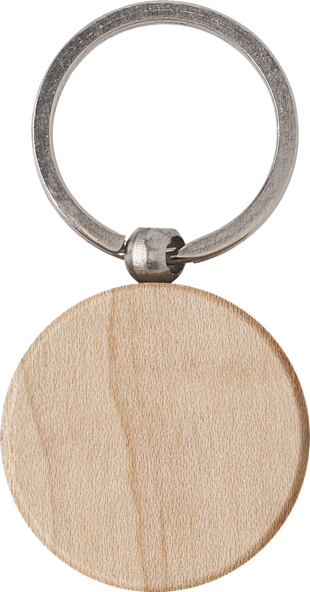 Picture of Round wooden keyring