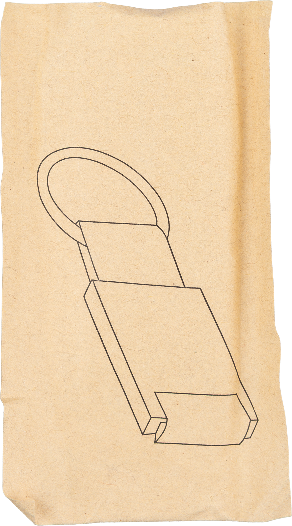 Picture of Denim keyring