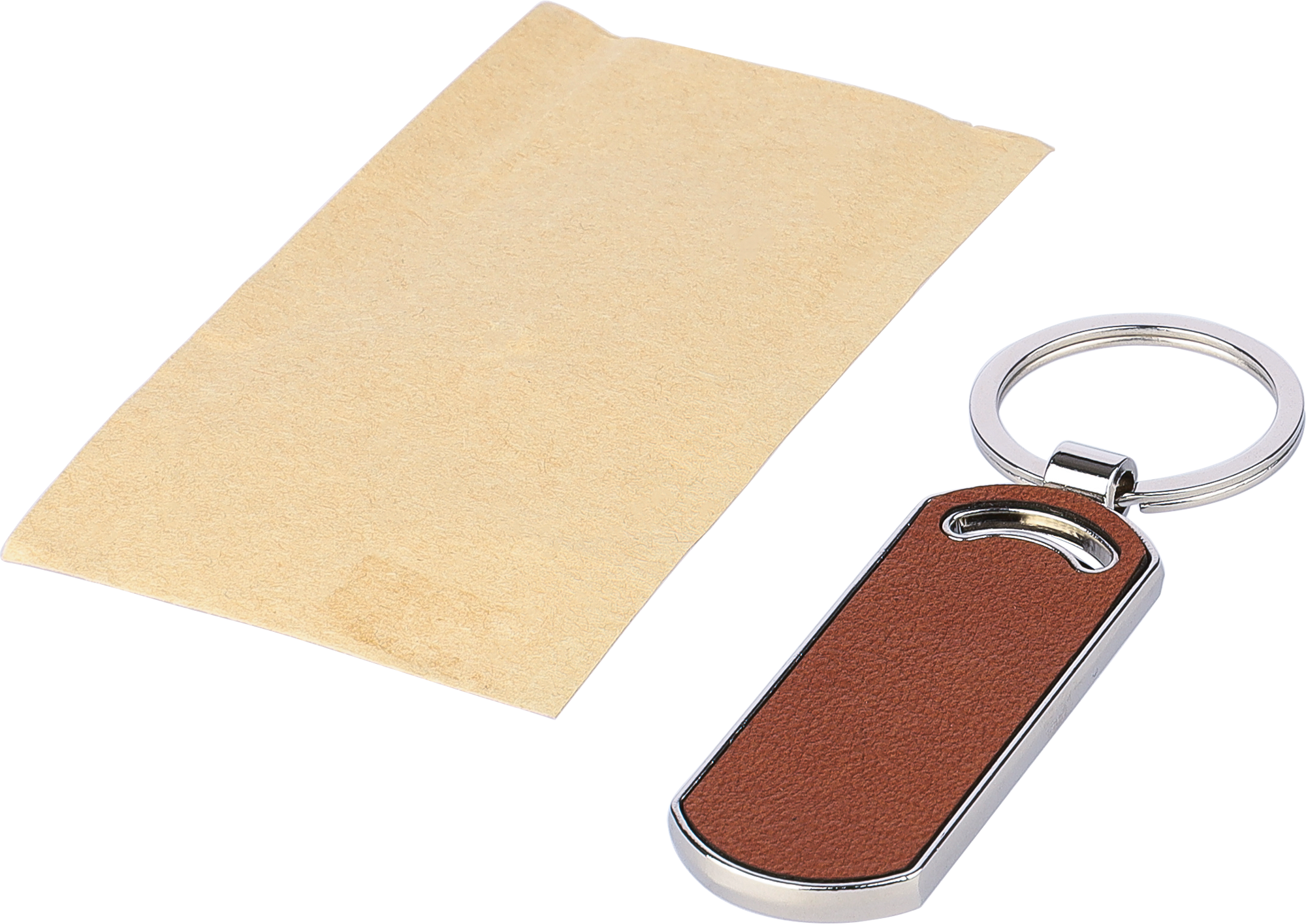 Picture of Recycled leather keyring