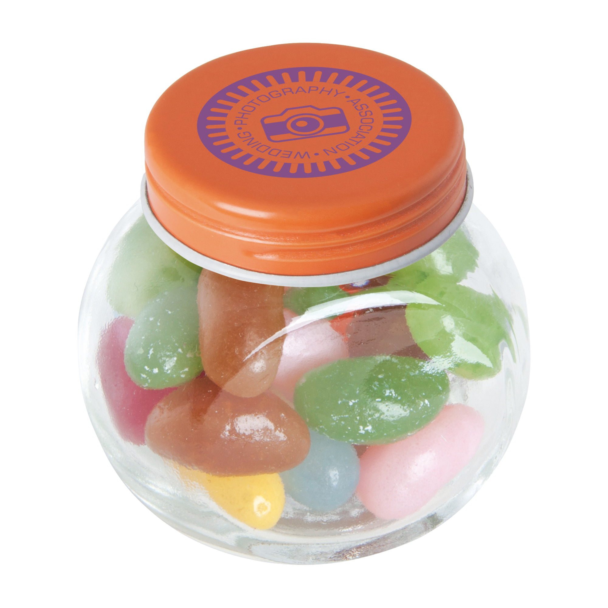 Picture of Small glass jar with jelly beans