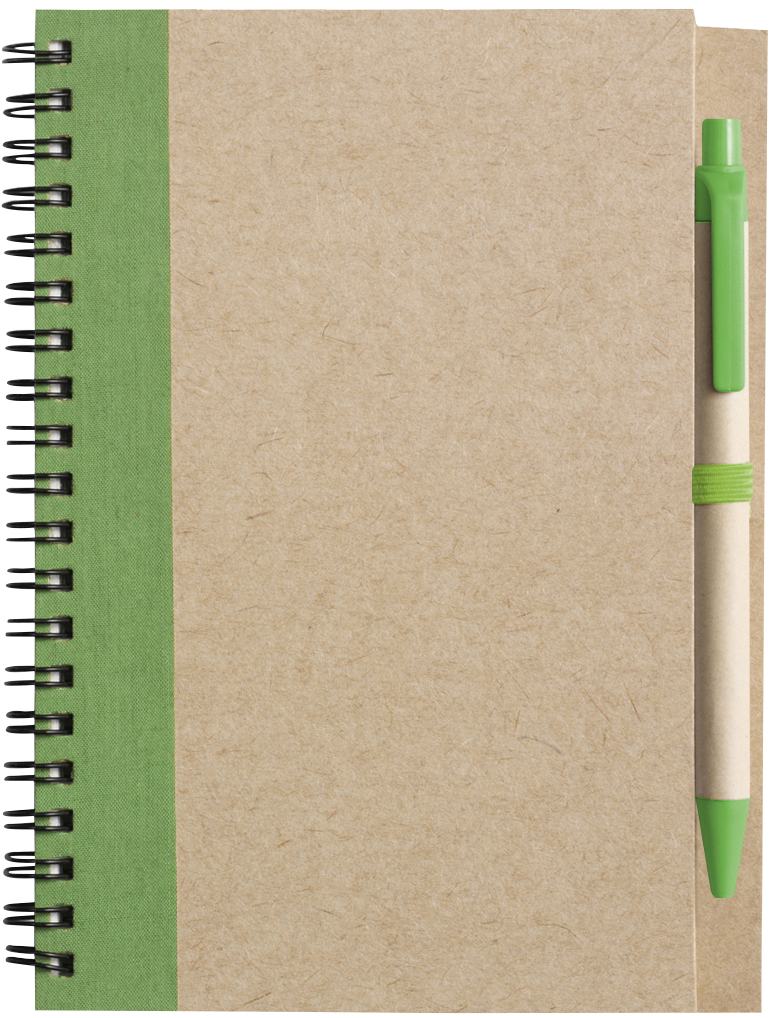 Picture of Recycled notebook with ballpen