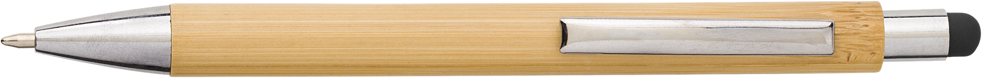 Picture of Bamboo and plastic ballpen