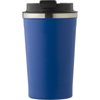 Stainless steel double walled mug (380ml) 668115_005 (Blue)
