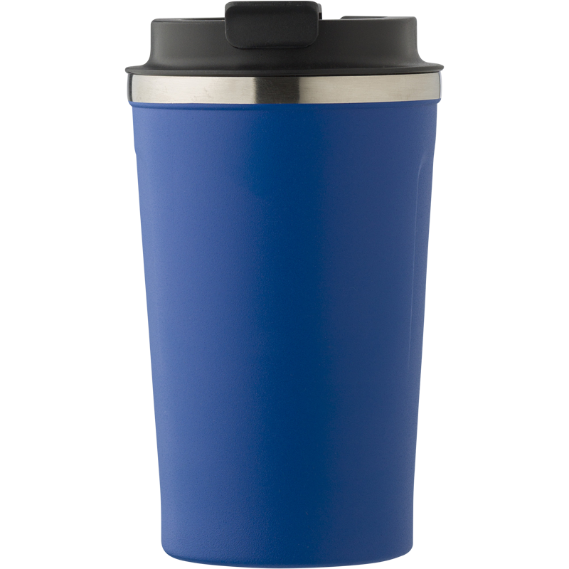 Stainless steel double walled mug (380ml) 668115_005 (Blue)