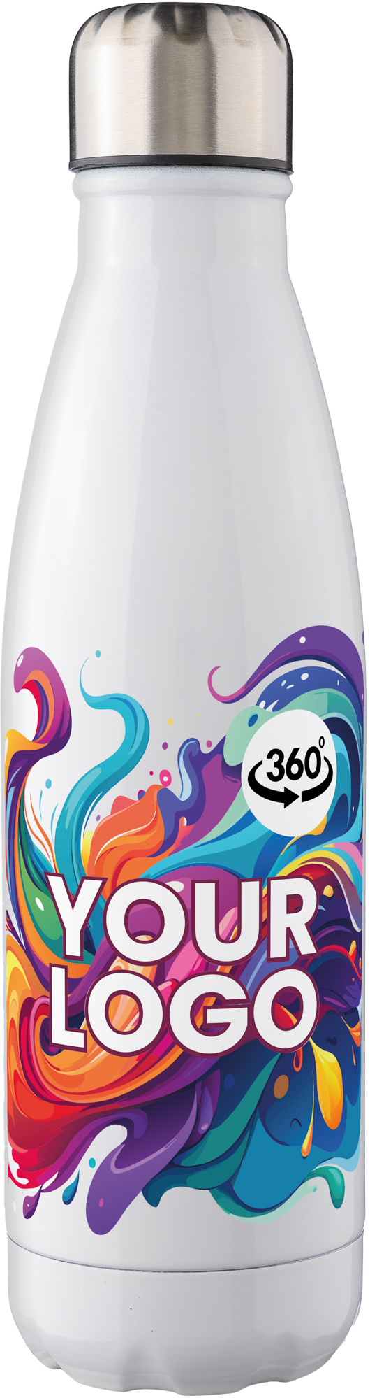 Picture of Recycled stainless steel single walled bottle (650ml)