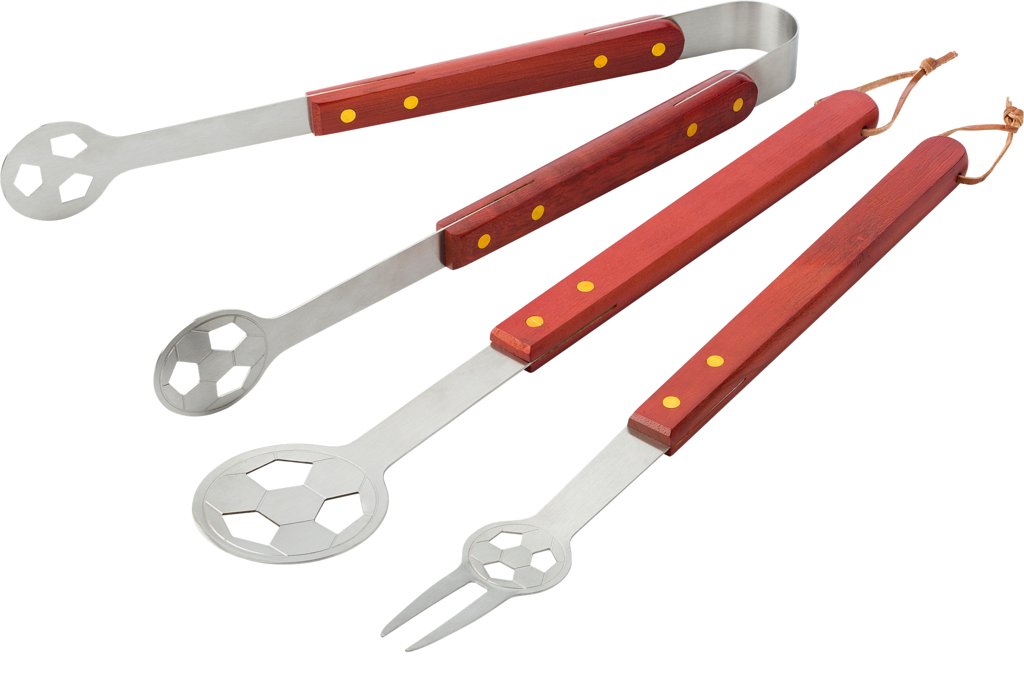 Picture of Barbecue set apron, Football