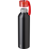 Recycled aluminium single walled bottle (650ml) 1014890_008 (Red)