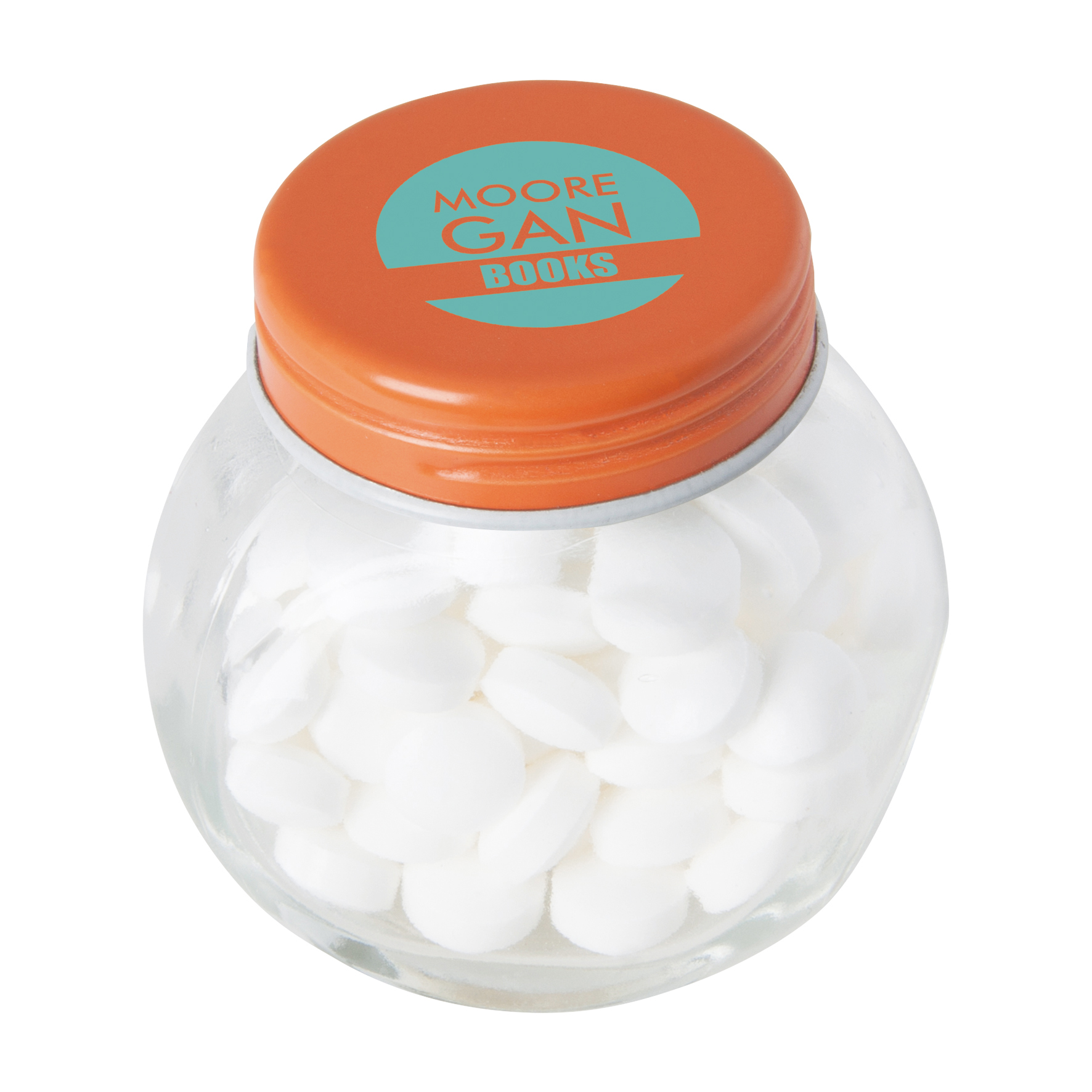 Picture of Small glass jar with dextrose mints