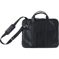 Leather laptop bag 971814_001 (Black)