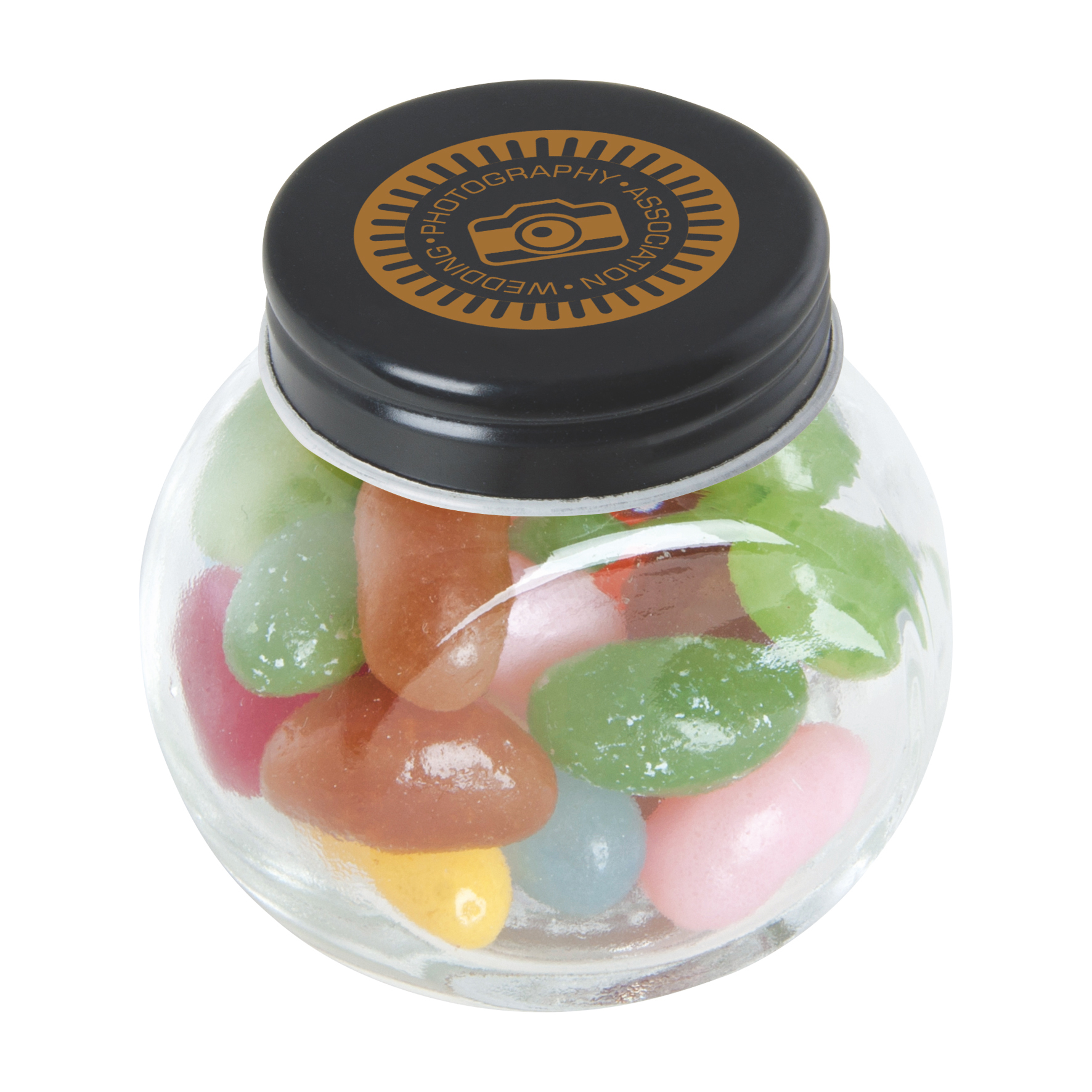 Picture of Small glass jar with jelly beans