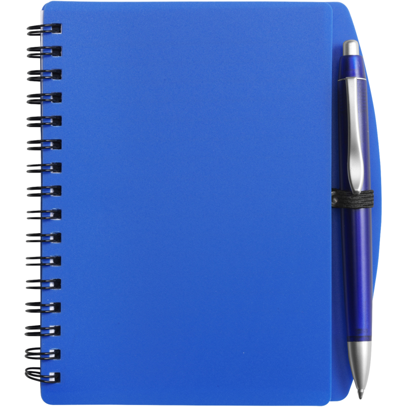 Notebook with ballpen (approx. A6) 5139_005 (Blue)