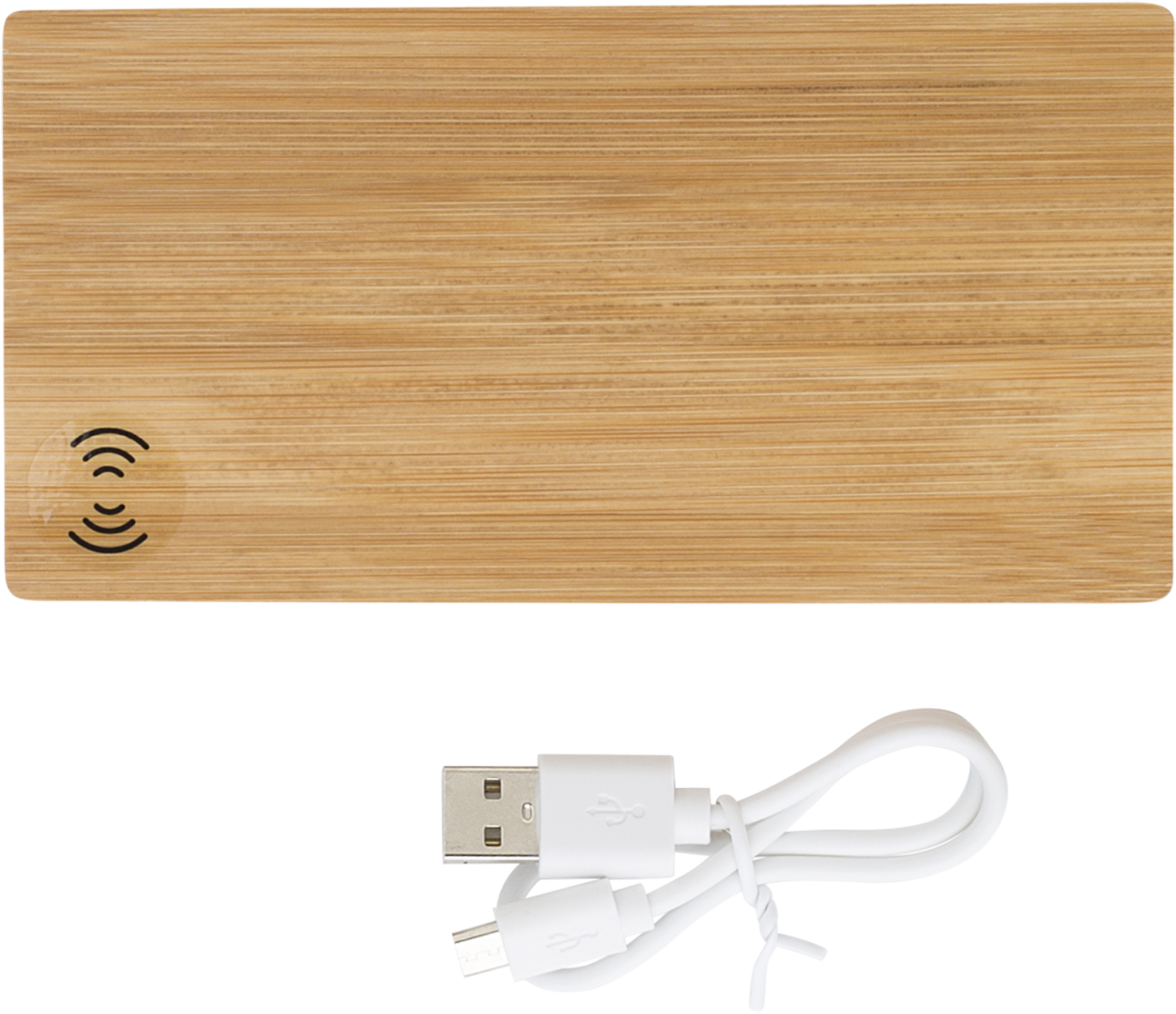 Picture of Bamboo power bank. (6000 mAh)