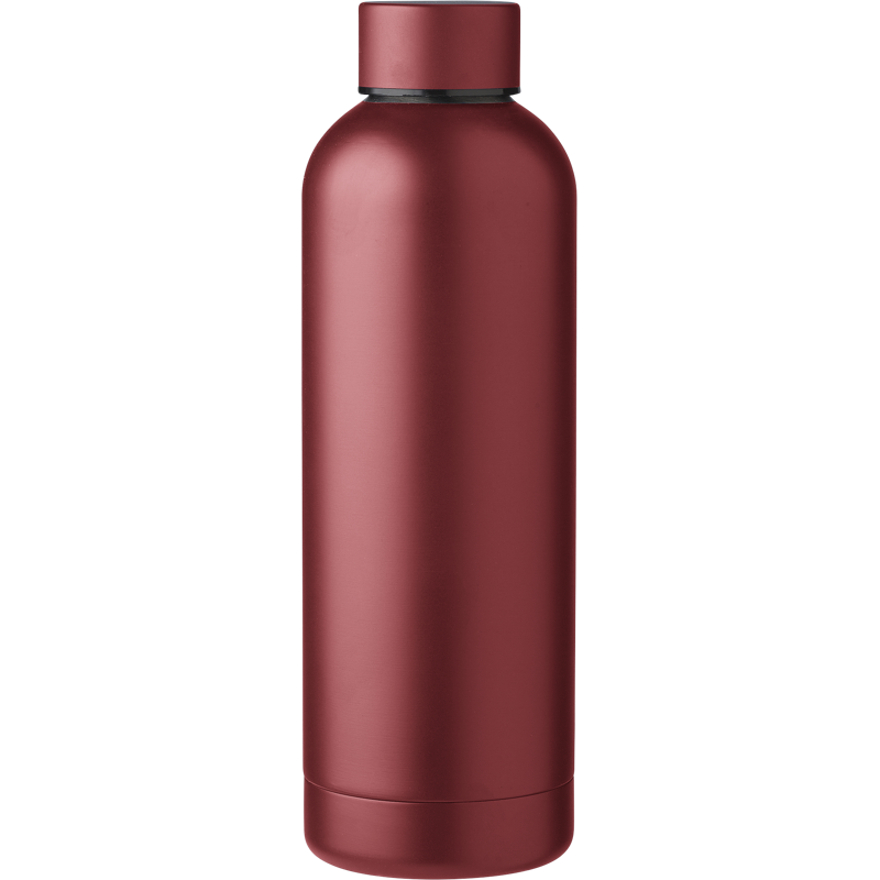 Recycled stainless steel double walled bottle (500ml) 971864_010 (Burgundy)