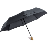 Foldable Pongee umbrella 8913_001 (Black)