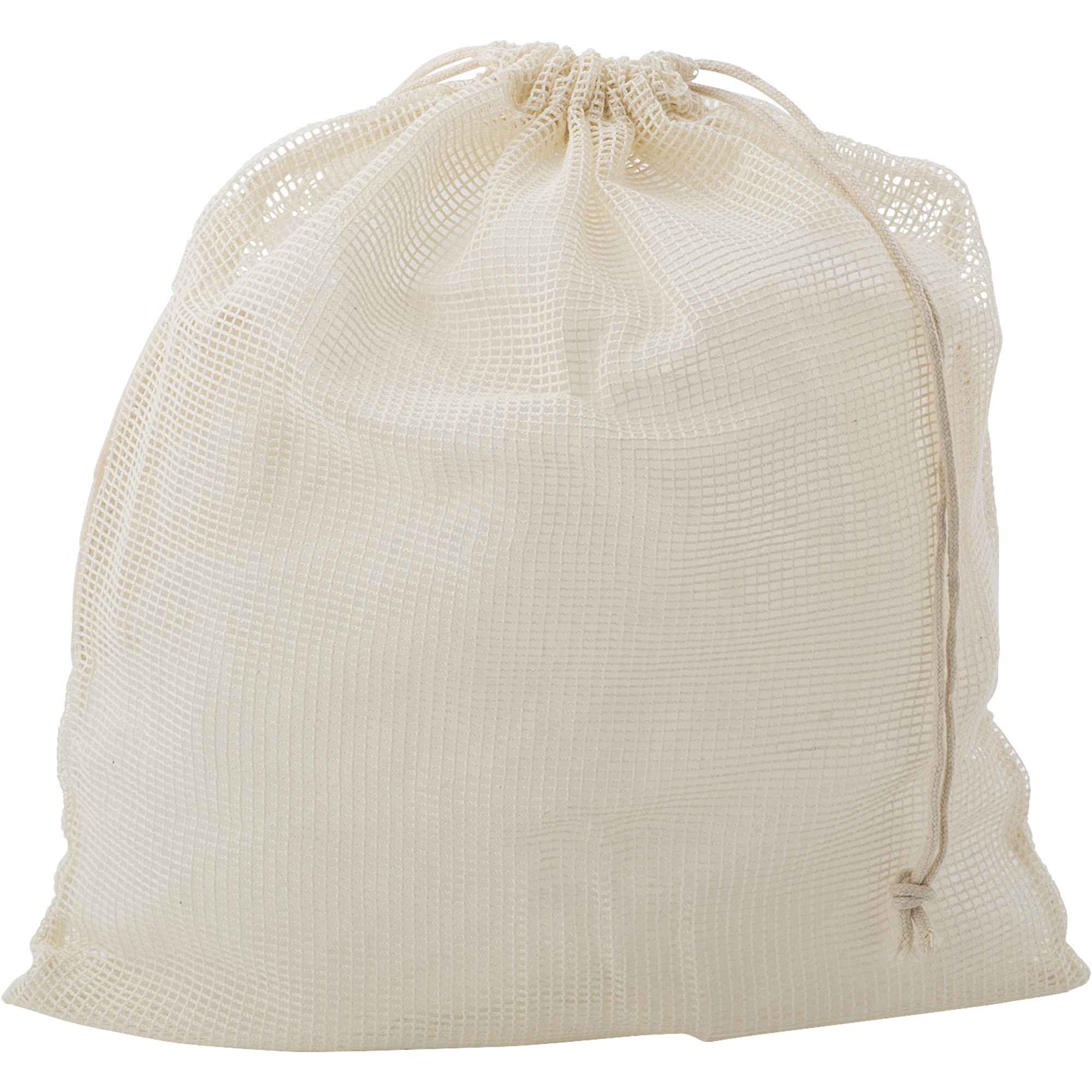 Picture of Natural cotton drawstring mesh bags