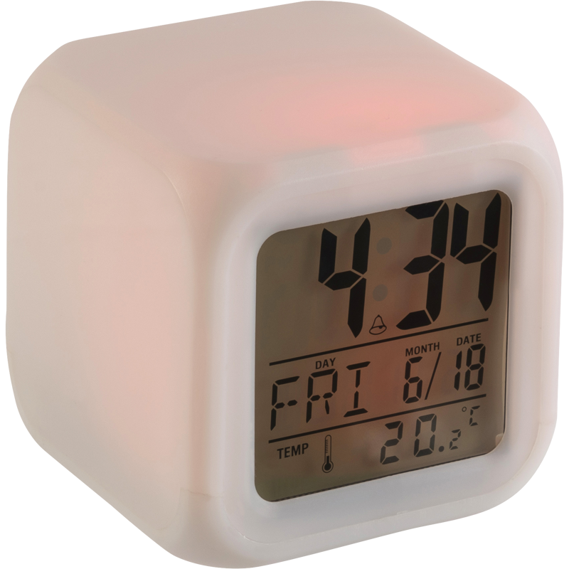 Cube alarm clock 8533_002 (White)
