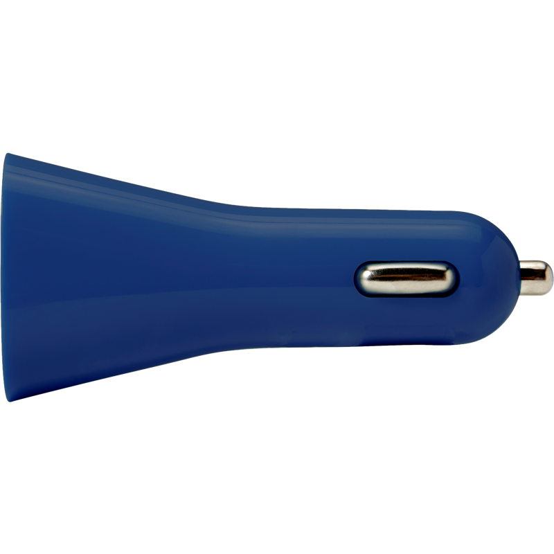 Car charger with 2 USB ports 7778_005 (Blue)