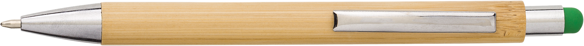 Picture of Bamboo and plastic ballpen