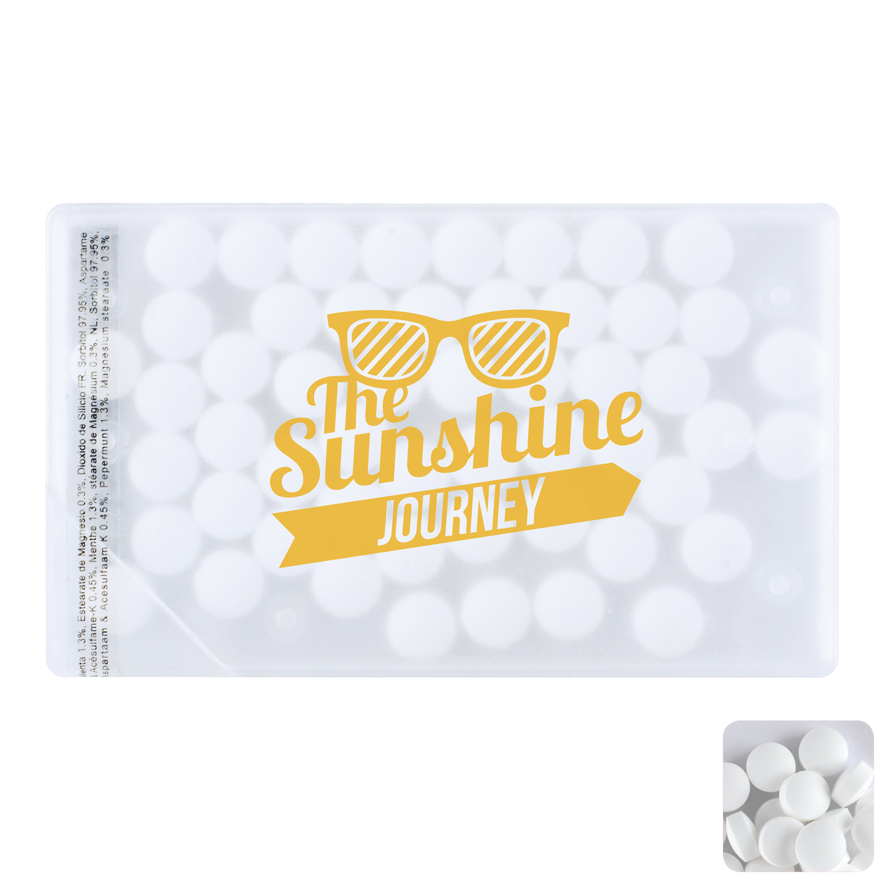 Picture of Mint card with sugar free mints