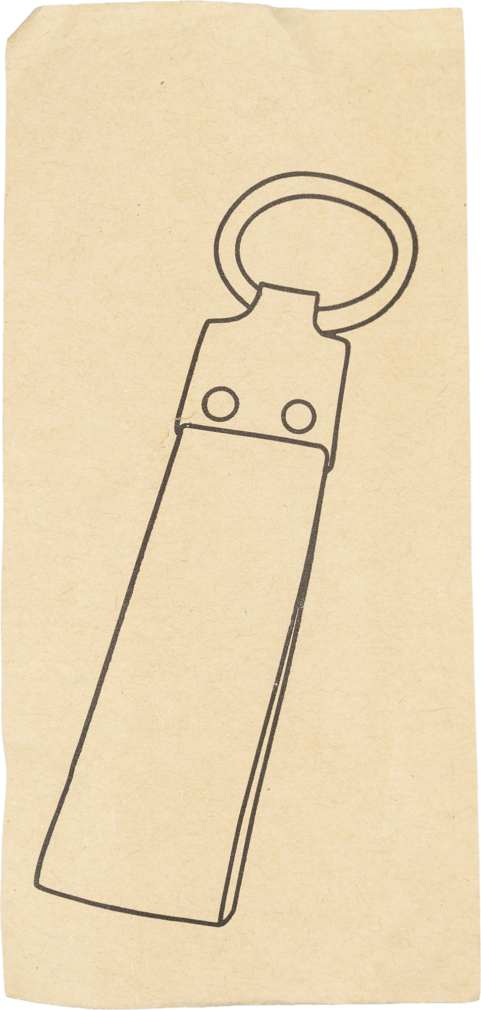 Picture of Denim keyring