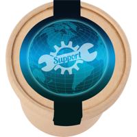 Kraft cardboard tub with fruit heart sweets (360ml) CX0412_011 (Brown)