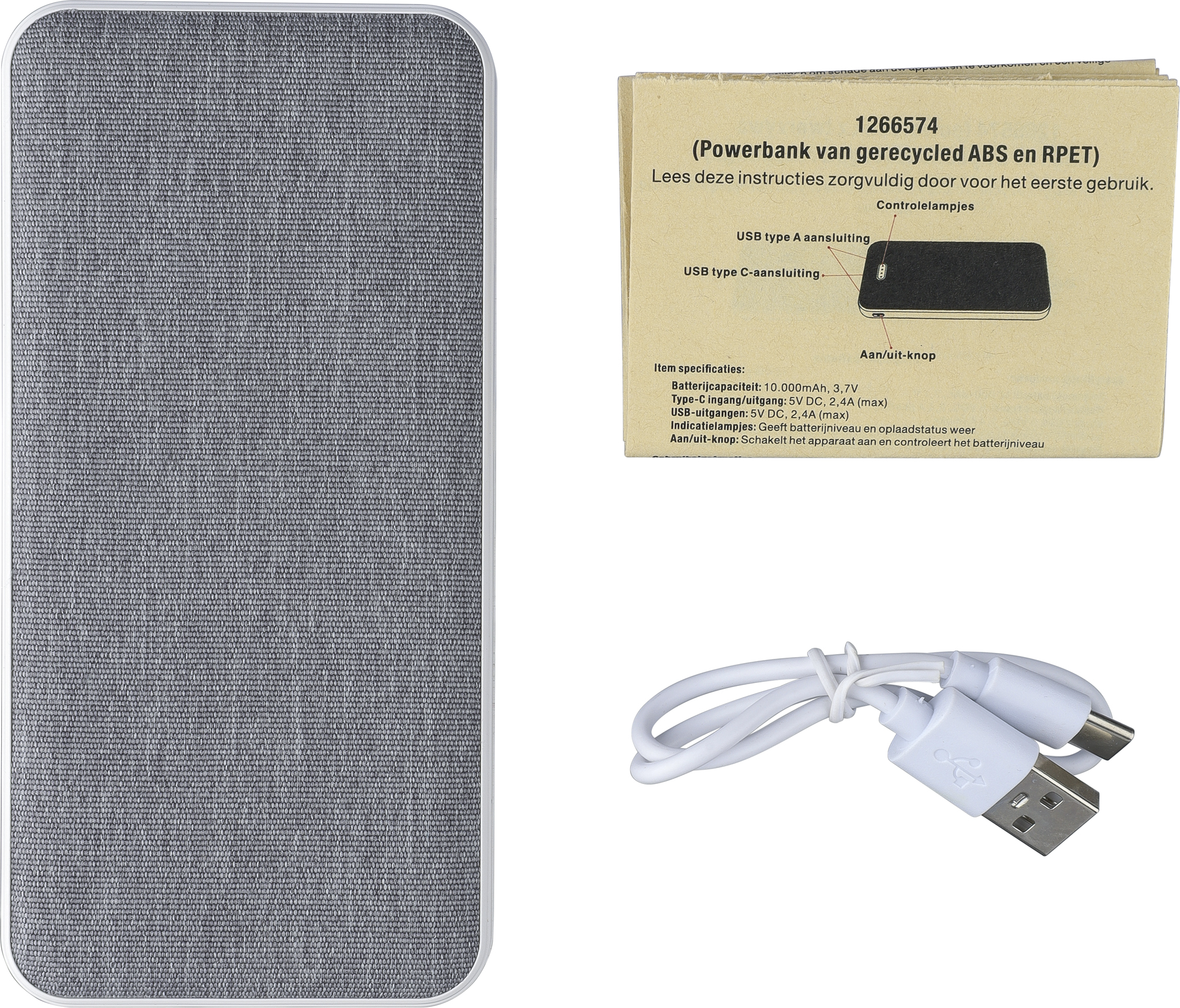 Picture of Recycled power bank (10000 mAh)